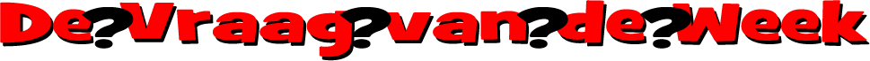 De Vraag van de Week